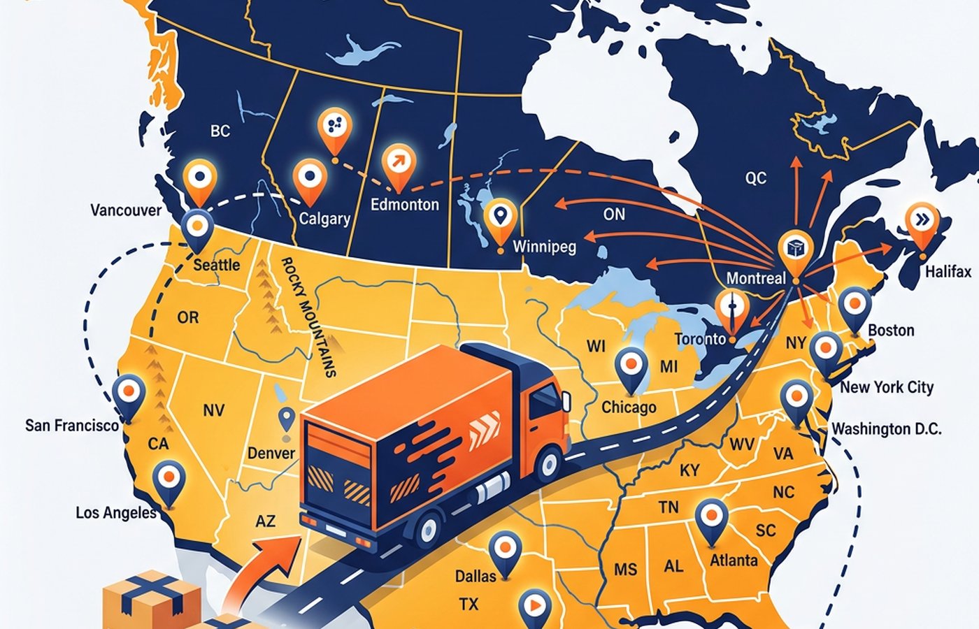 US & Canada Shipping